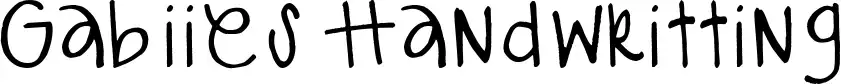 Gabiies Handwritting