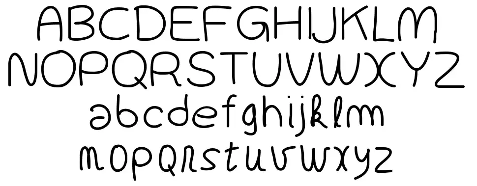 Gaelle Number 8font specimens
