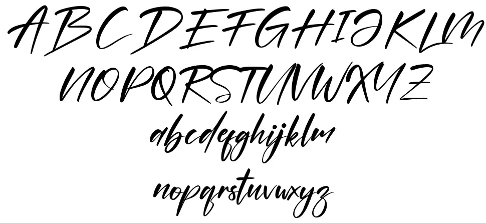 Ganbosterfont specimens