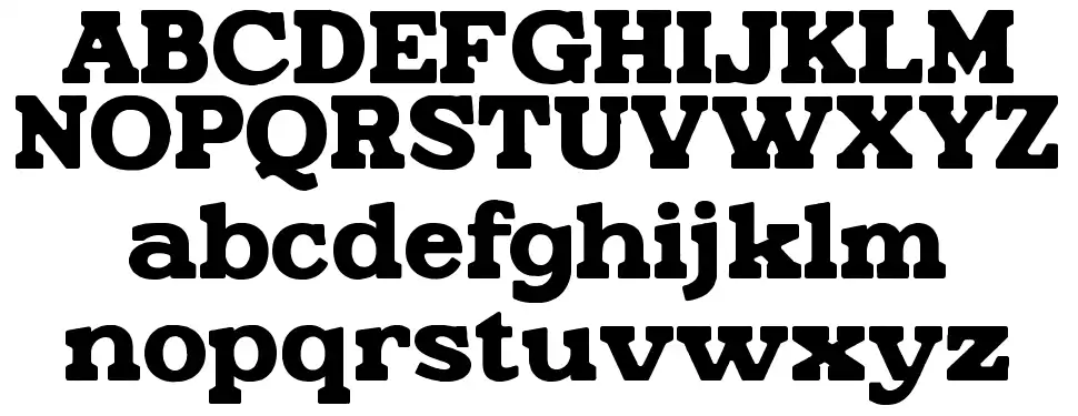 Ganttie Bold Display Serif Spécimens Ganttie Bold Display Seriffont specimens