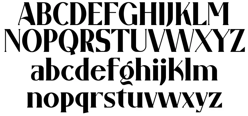 Garo Spécimens Garofont specimens