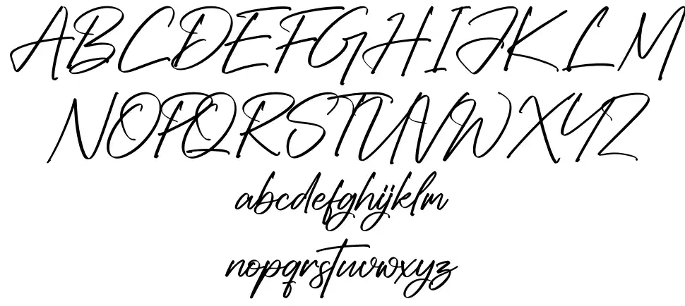 Gentry Benedictfont specimens