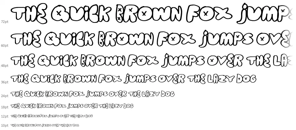 Get Realfont waterfall