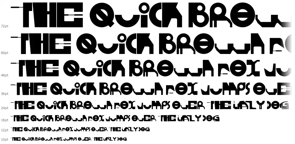 Gherotypefont waterfall