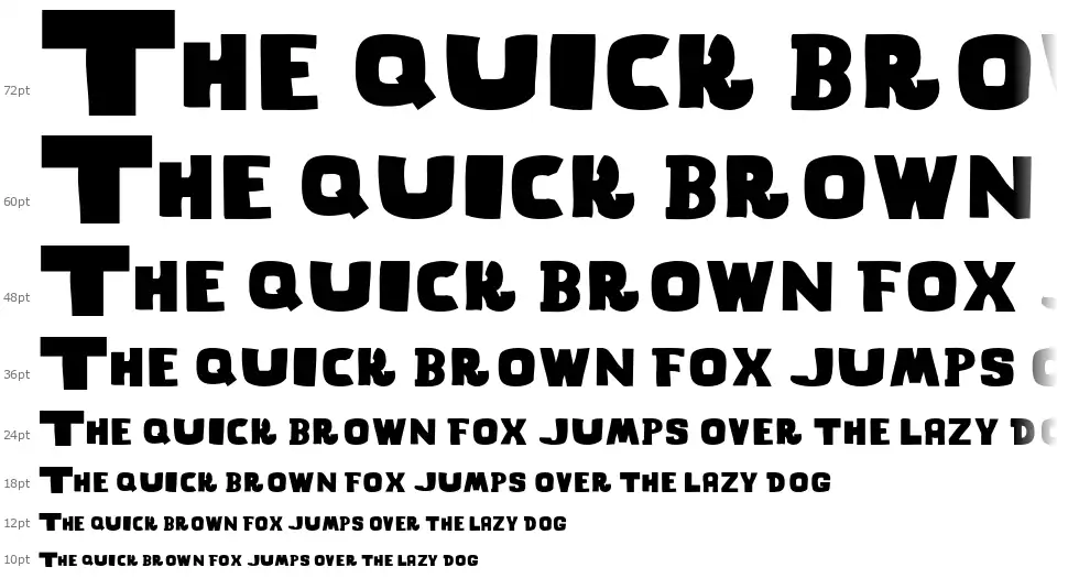 Ghost Wordsfont waterfall
