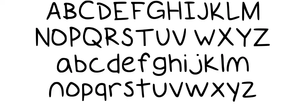 Giants Teethfont specimens