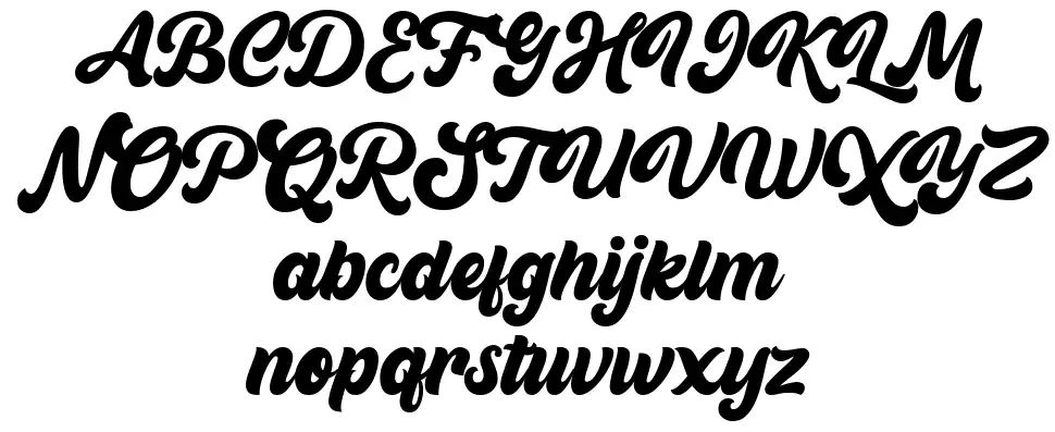 Gientfont specimens