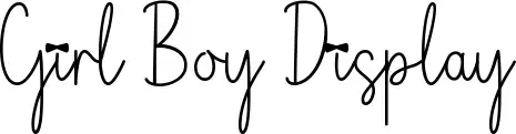 Girl Boy Display