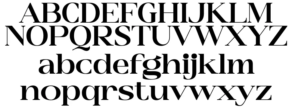 Glashickfont specimens