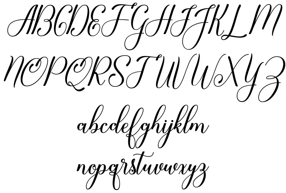 Glory Lovefont specimens