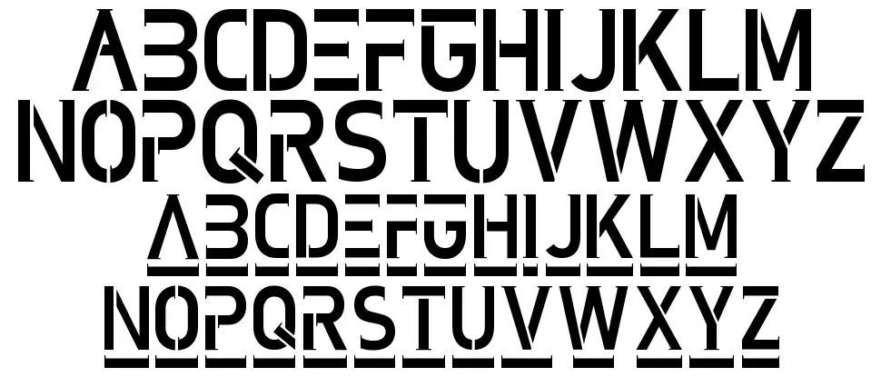 Gobernfont specimens