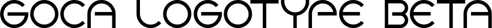 Goca Logotype Beta