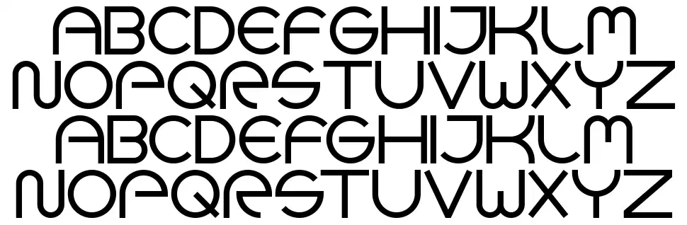 Goca Logotype Betafont specimens
