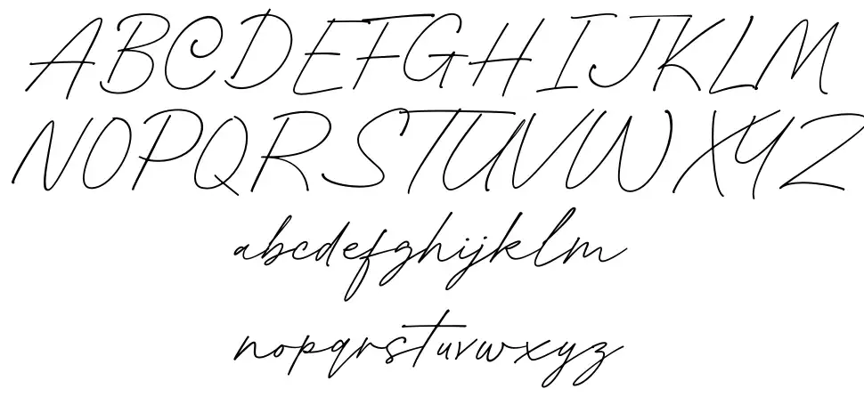 Gofar Scriptfont specimens