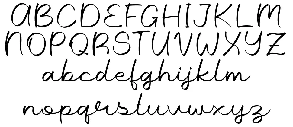Gold Ribbonfont specimens