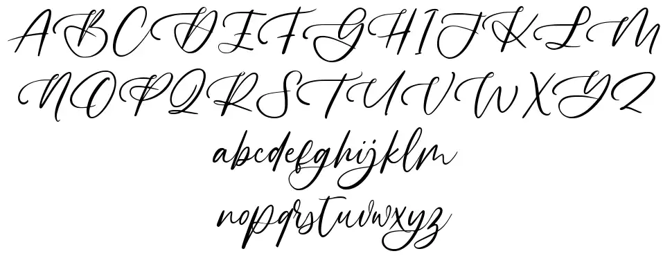 Golden Bloomfont specimens