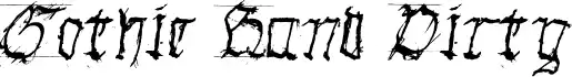 Gothic Hand Dirty