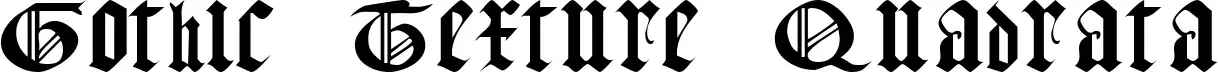 Gothic Texture Quadrata