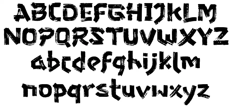 Gozaru Spécimens Gozarufont specimens