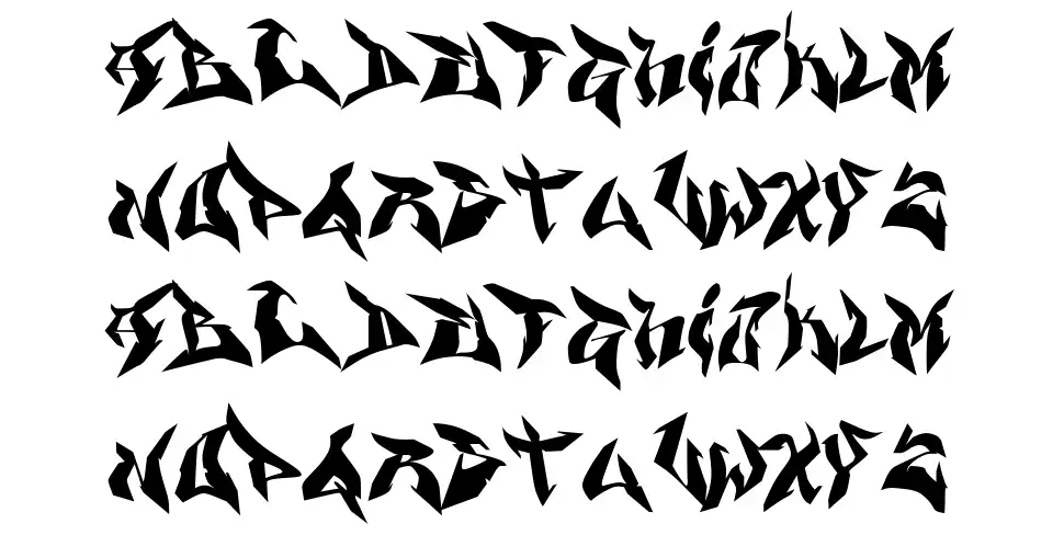 Graffpfont specimens