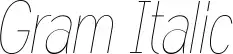 Gram Italic
