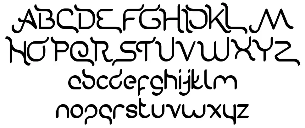 Gravity Relationshipsfont specimens