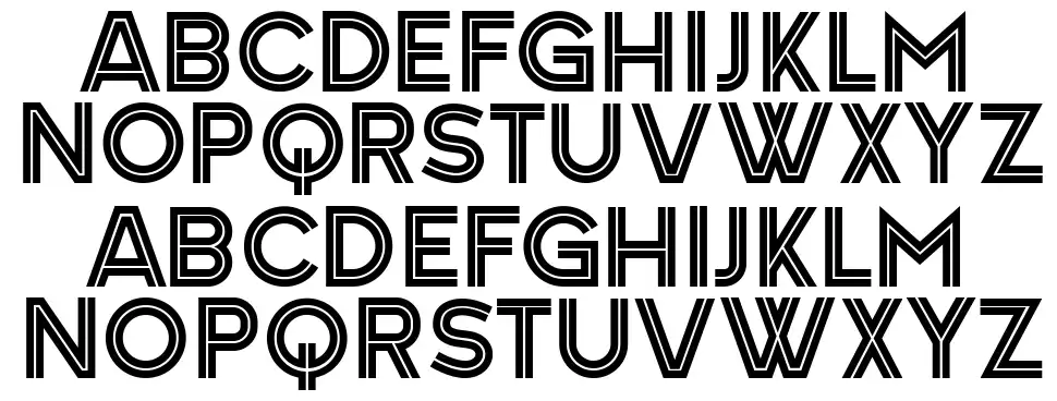 Greenfont specimens