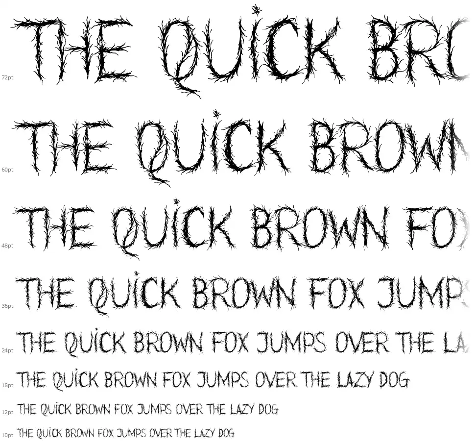Grey Worldfont waterfall