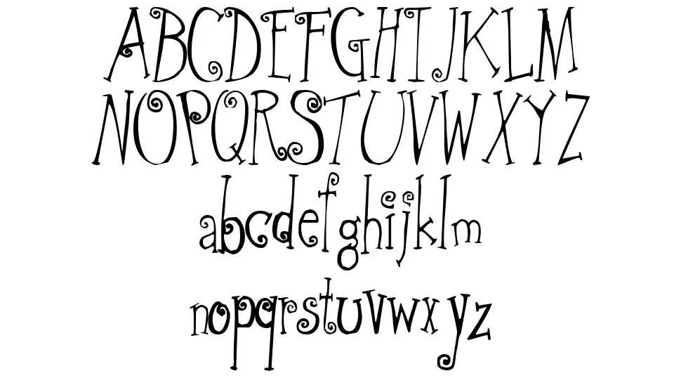 Greywolf Quirkfont specimens