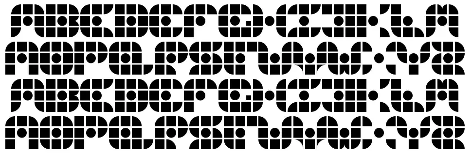 Gridderfont specimens