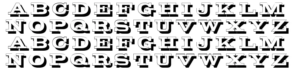 Guilty Gradientfont specimens