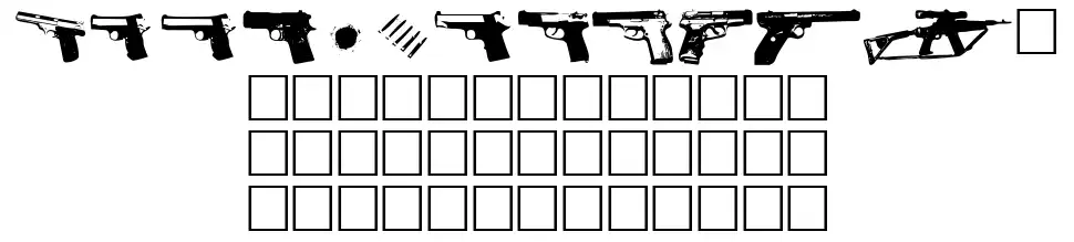 Gunbatsfont specimens