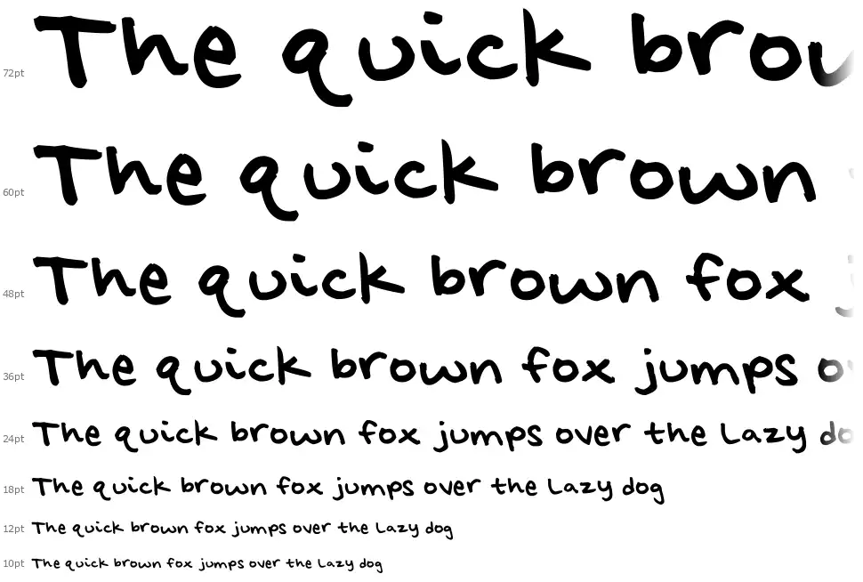 H6font waterfall