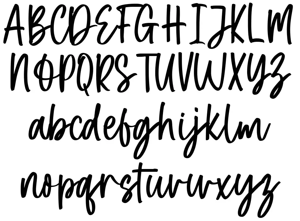 Halloween Dreams Scriptfont specimens
