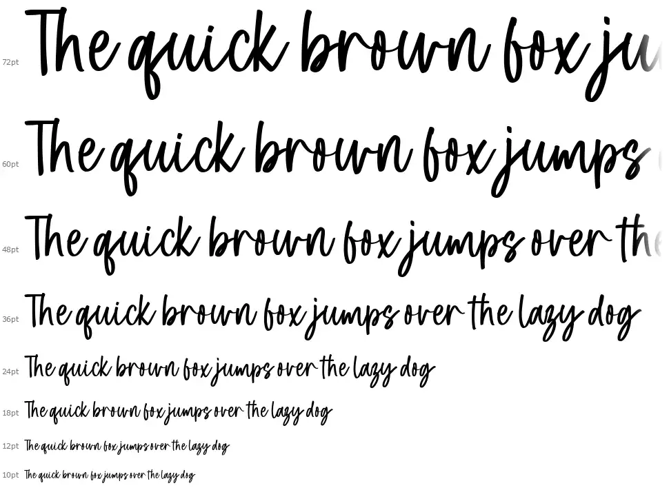 Halloween Dreams Scriptfont waterfall