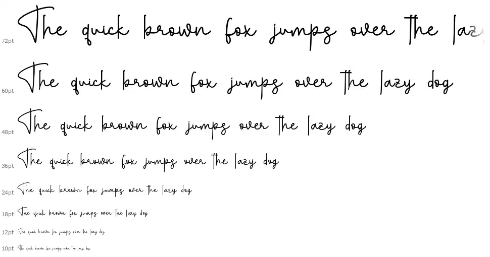 Halloween Monolinefont waterfall