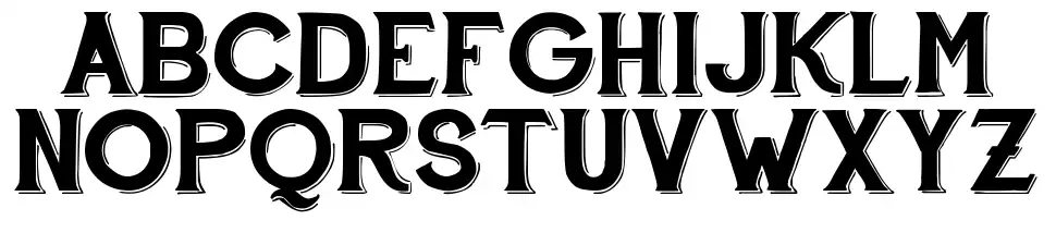 Hand Shop Typography C30font specimens