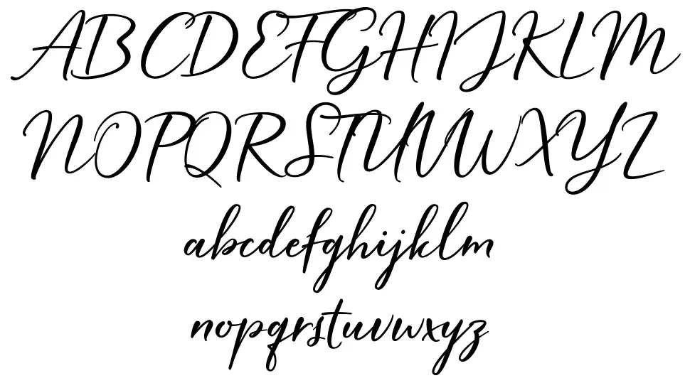 Hardwired Scriptfont specimens