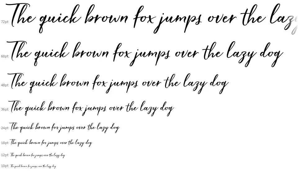 Hardwired Scriptfont waterfall