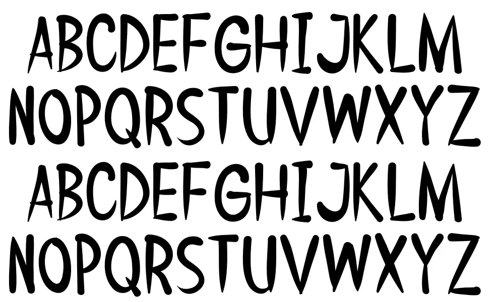 HD Doodlefont specimens