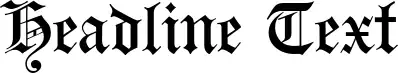Headline Text