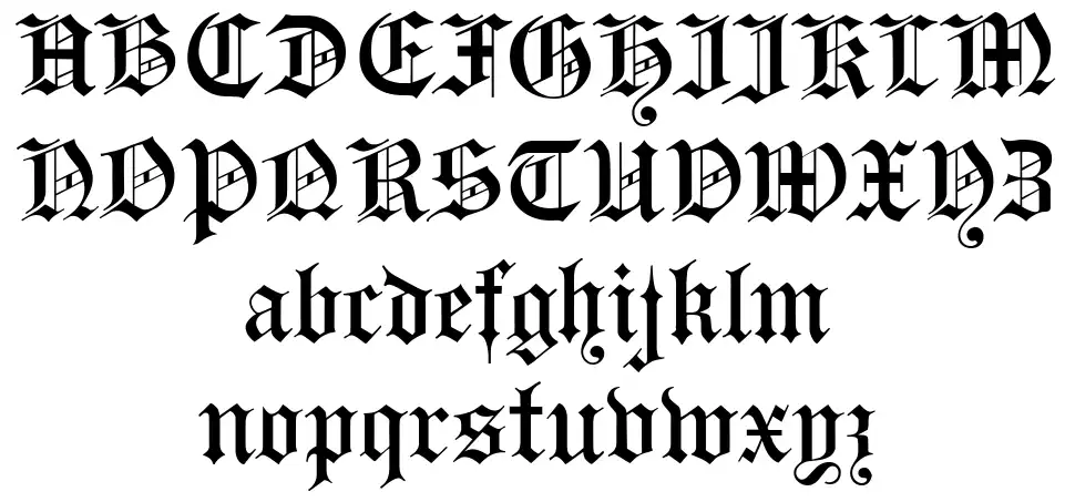 Headline Textfont specimens