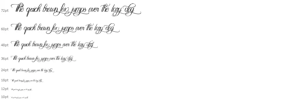 Heart Romancefont waterfall