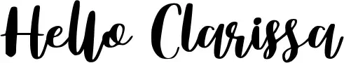 Hello Clarissa