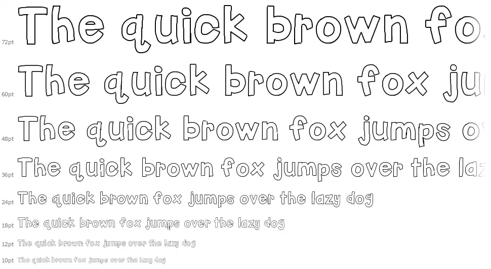 Hello Firstie Bigfont waterfall