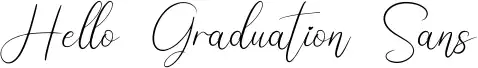 Hello Graduation Sans