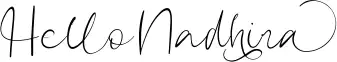 Hello Nadhira