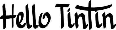 Hello Tintin