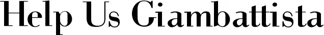 Help Us Giambattista