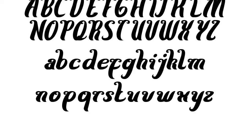 Here Comes The Sunfont specimens